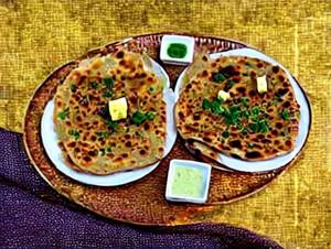 Paneer Aloo Paratha