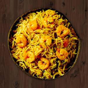 Prawn biryani