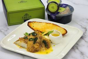 Grilled Basa Fish With Basil And Pinenuts