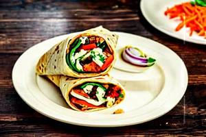 Veg frankie