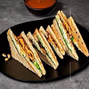 Crunchy Peanut Butter Nutty Sandwich