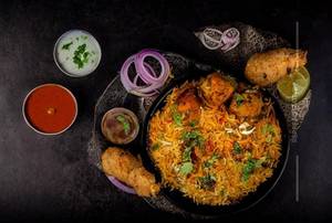 Chicken Kabab Biriyani
