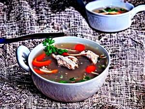 Chicken clear soup