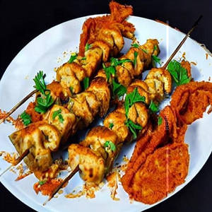 Seafood Golden Kebab