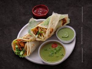 Aloo Tikki Wrap