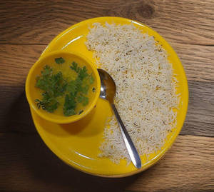 Jeera Rice + Dal Fry