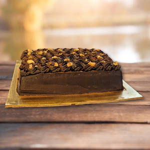 Walnut Brownie Cake