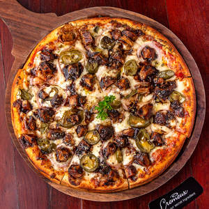 Spicy Chicken Barbeque Pizza