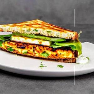 Paneer Club Grilled Sandwich
