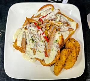 Chicken French Toast With Bechamel Sauce