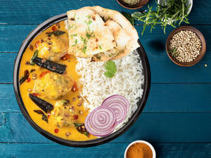 Punjabi Kadi Rice Bowl