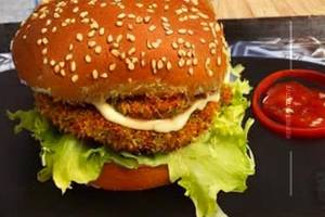 Tango's Aloo Tikki Burger