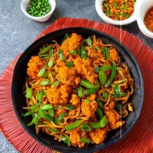 Schezwan gobi noodles