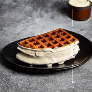 Milky nutty affair waffle