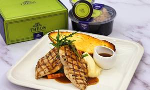 Grilled Chicekn In Red Wine Sauce