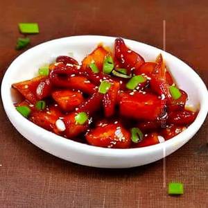 Honey chilli potato