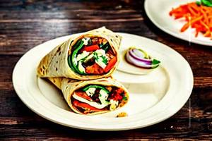 Veg frankie