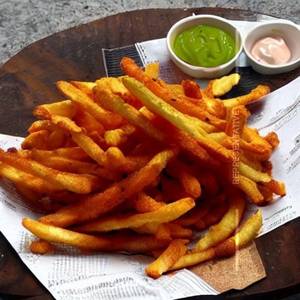 Mutton smash fries