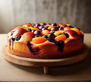 Fresh Fruit Cake