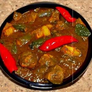 Aloo Capsicum Dry