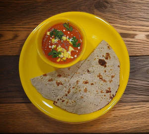 Tandoori Roti + Palak Paneer