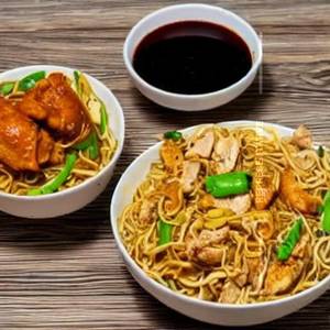 Chicken Rice & Noodles
