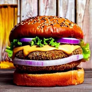 Double Crisp Cross Chicken Burger