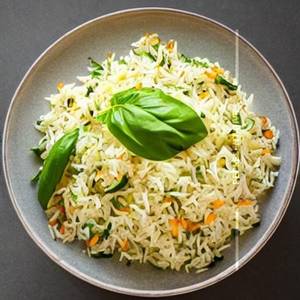 Egg Basil Rice