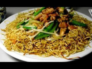 Chicken Pan Fried Noodles