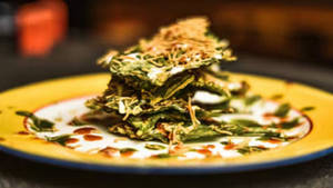 Kale And Palak Patta Ki Chaat