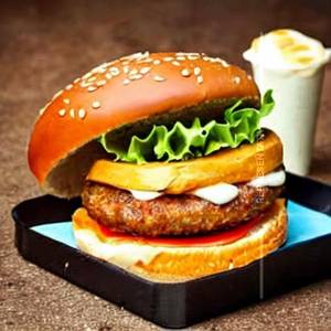 Peri Peri  Veg Burger