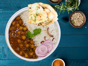 Pindi Chole Rice Bowl