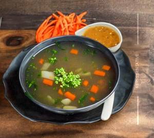 Veg. clear soup