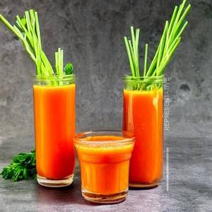 Cold pressed carrot juice