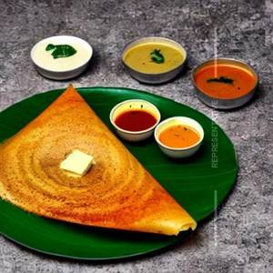 Butter masala dosa