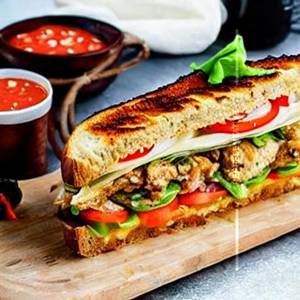 Crazy chicken grilled sandwich