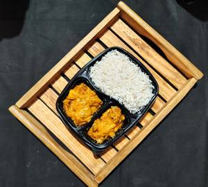 Steamed Basmati Rice With Dum Aloo