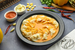 Corn & Cheese Jhol Momo