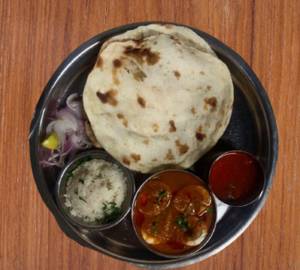 Double Egg Curry Thali