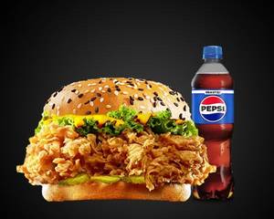 Mr. Crunchos Chicken Burger Ipl Saver Combo