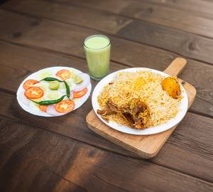 Mutton Biryani + Ghol + Salad