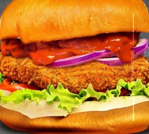 Chicken tikka burger