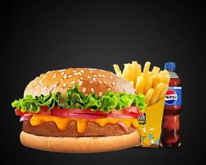 Butter Chicken Burger Combo