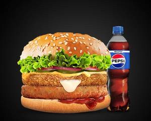 Veg Mighty Cheese Burger Ipl Saver Combo