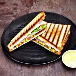 Veg tex mex grilled sandwich