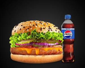 Veg Korean King Burger Ipl Saver Combo