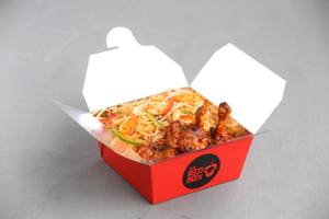 Chicken Nanking Noodles + Chicken Lollipop