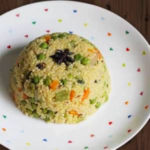 Millet  Mushroom Pulao and Masala Raita