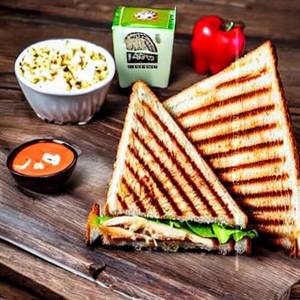 Chicken club grilled sandwich