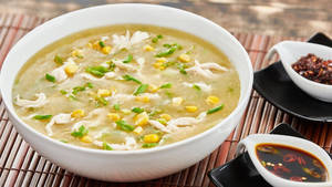 Sweet Corn Chicken Soup